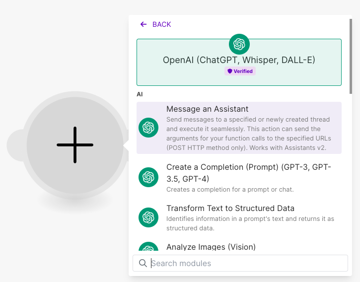 modules open ai de make